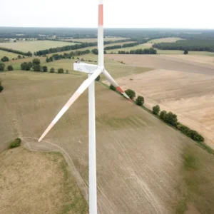 2 DEWIND D6 wind turbines (1000 kW)