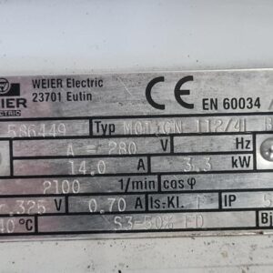 Enercon E-66 pitch motor, Weier Mot GN 112/4L