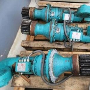 GE Tacke 1.5 SL blade pitch motor including gearbox, SSB Zollern